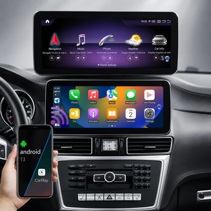 Autoradio Android 13 12,3″ pour Mercedes Classe C / GLC W205 2015–2018 | Apple CarPlay & Android Auto