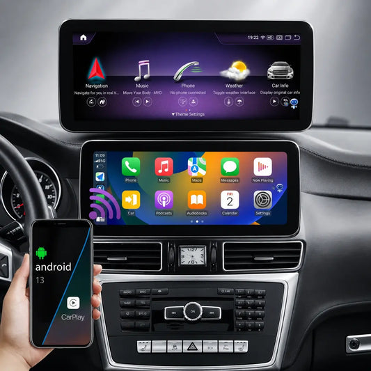 Autoradio Android 13 12,3″ pour Mercedes Classe C / GLC W205 2015–2018 | Apple CarPlay & Android Auto