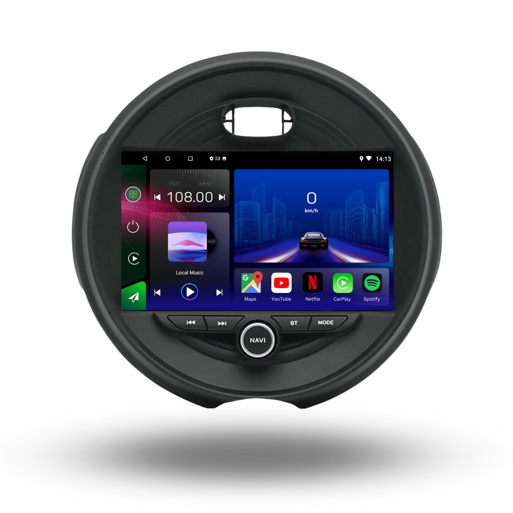 TOPTAKTILMini | 2014 - 2019 | F55 F56| Android 15 Autoradio | Apple CarPlay | Android Auto