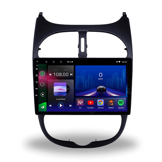 TOPTAKTILPeugeot 206 206 CC | 1998 - 2013 | Android 15 Autoradio | Apple CarPlay | Android Auto