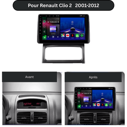 TOPTAKTILRenault Clio 2 | 2001 - 2012 | Android 15 Autoradio | Apple CarPlay | Android Auto