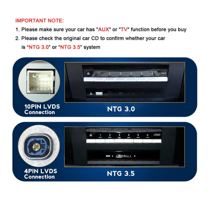 TOPTAKTILMercedes S Class 2005 - 2014 W216 W221 Android 15 Autoradio CarPlay & Android Auto NTG 3.0 3.5
