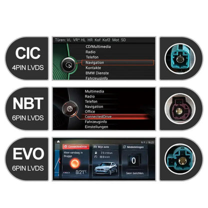 TOPTAKTILBMW 2 Series Active Tourer 2013 - 2019 F45 F46 F87 Android 15 CarPlay & Android Auto Autoradio NBT EVO