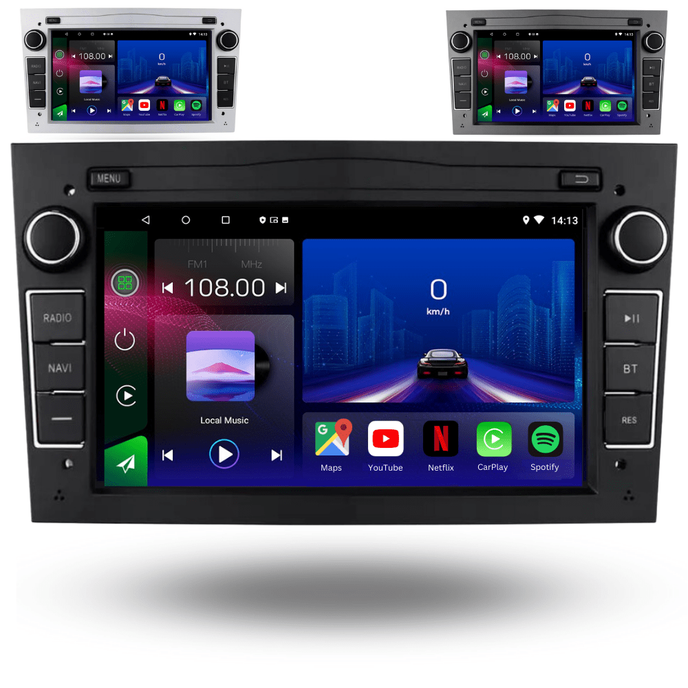 TOPTAKTILOpel Universal | Android 15 Autoradio | Apple CarPlay | Android Auto