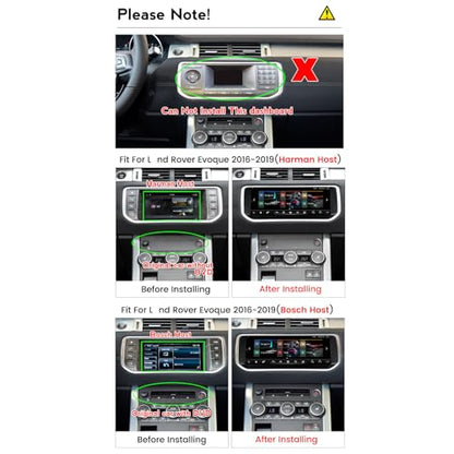 TOPTAKTILLand Rover Evoque 2012 - 2019 (2012 - 2019) 10.25" Android 15 Carplay GPS Navigation ,8g+256g,10.25"