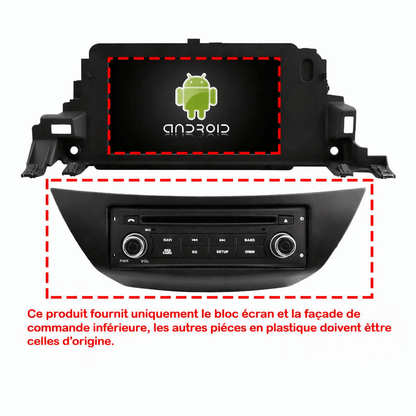 TOPTAKTILAutoradio 7" pour Renault Laguna 3 Latitude 2011 - 2015 4GO| 64GO