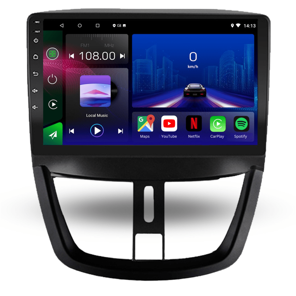TOPTAKTILPeugeot 207 | 207 CC | 2006 - 2014 | Android 13 Autoradio | Apple CarPlay | Android Auto