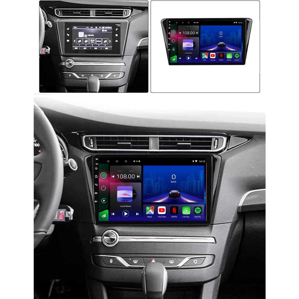 TOPTAKTILPeugeot 408 | 2014 - 2019 | Android 15 Autoradio | Apple CarPlay | Android Auto