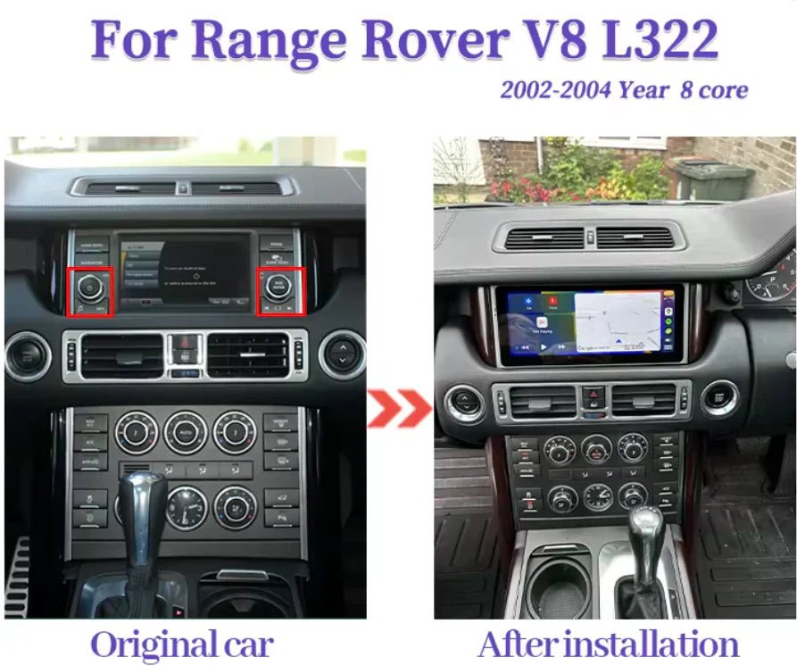 TOPTAKTILRange Rover L322 | 2002 - 2012 | Android 15 Autoradio | Apple CarPlay | Android Auto | Land Rover