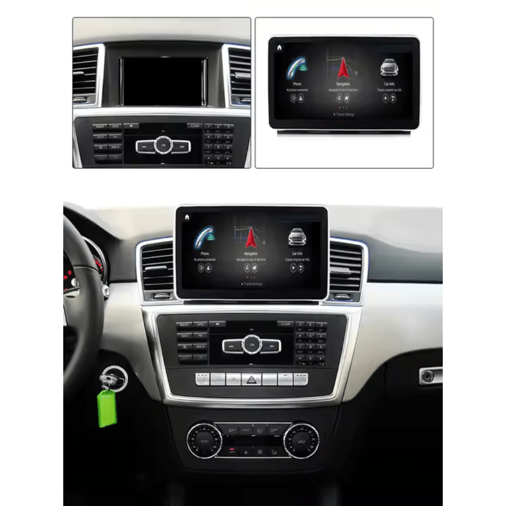 TOPTAKTILMercedes ML GL GLE GLS 2011 - 2019 W166 X166 Android 15 Autoradio CarPlay & Android Auto NTG 4.0 4.5 5.0
