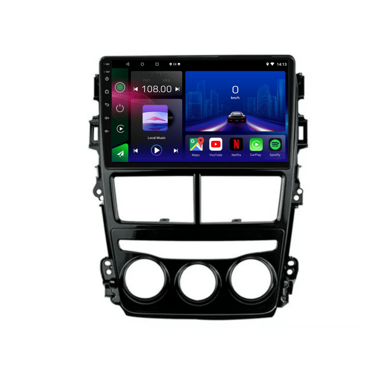 TOPTAKTILToyota Yaris | 2018 - 2020 | Android 15 Autoradio | Apple CarPlay | Android Auto