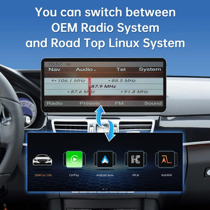 TOPTAKTILÉcran Tactile 12.3 Pouces CarPlay pour Mercedes Classe E W212 – Remplacez l'écran d'origine (2013 - 2015)