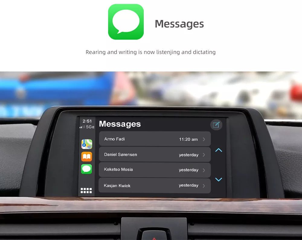 TOPTAKTILApple CarPlay sans fil | Rétrofit pour BMW | Android Auto | Décodeur | IntégrationÀ domicile