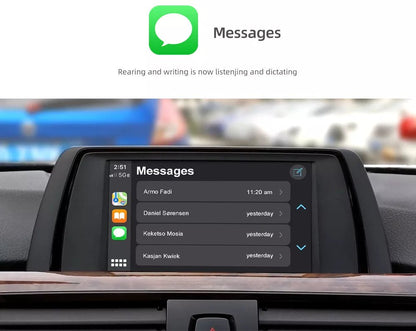 TOPTAKTILApple CarPlay sans fil | Rétrofit pour BMW | Android Auto | Décodeur | IntégrationÀ domicile