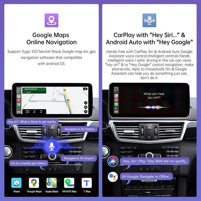 TOPTAKTILÉcran tactile 12.3" Android 13 pour Mercedes Classe E W212 (2009 - 2014) | Wireless CarPlay, Android Auto, GPSÀ domicile