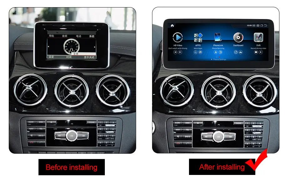 TOPTAKTILMercedes B Class 2011 - 2019 W246 Android 15 Autoradio CarPlay & Android Auto