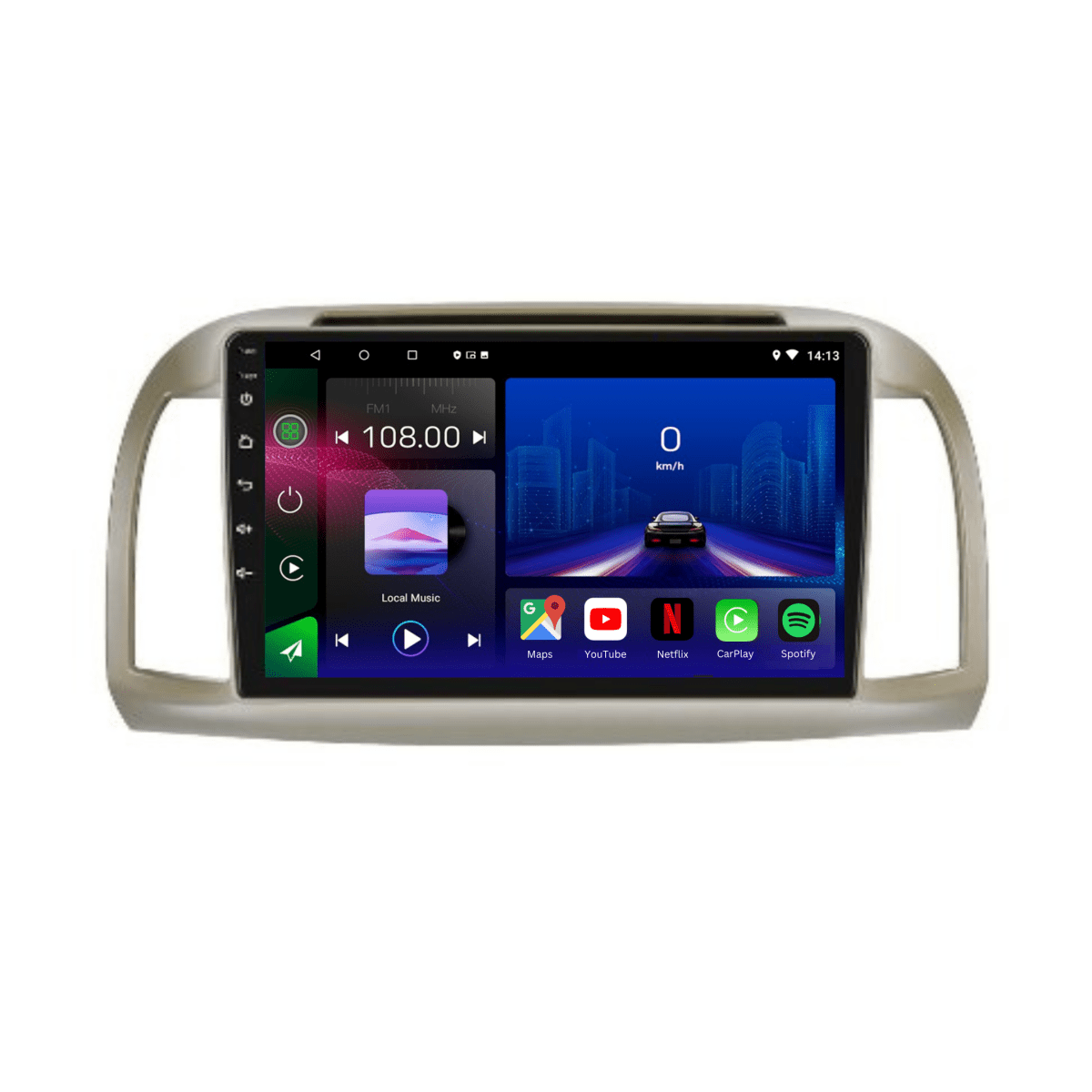 TOPTAKTILNissan Micra | 2002 - 2010 | Android 15 Autoradio | Apple CarPlay | Android Auto