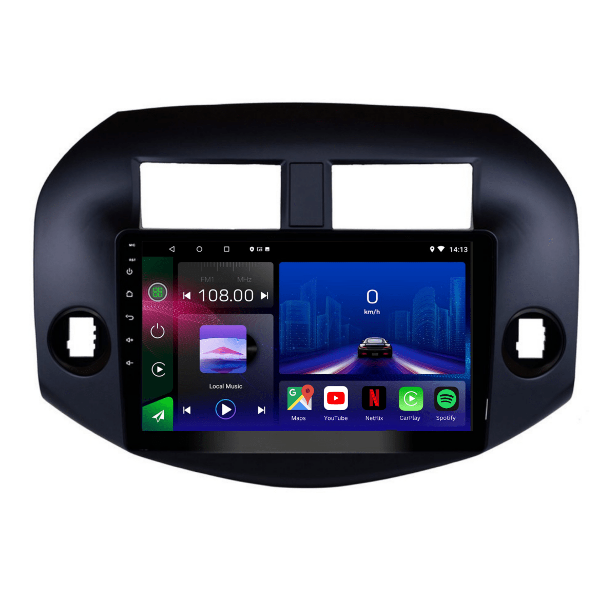 TOPTAKTILToyota RAV4 | 2007 - 2011 | Android 15 Autoradio | Apple CarPlay | Android AutoÀ domicile