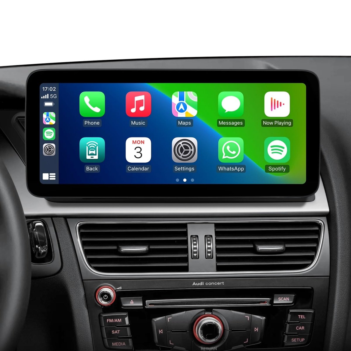 TOPTAKTILAutoradio 12,3" pour Audi A4/A5/S4/S5 B8 (2009 - 2016) avec CarPlay & Android Auto