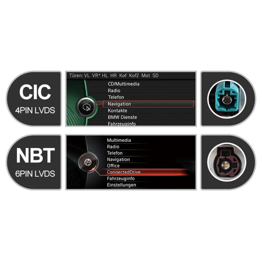 TOPTAKTILBMW 6 Series 2010 - 2017 F06 F12 F13 Android 15 Autoradio CarPlay & Android Auto CIC NBT