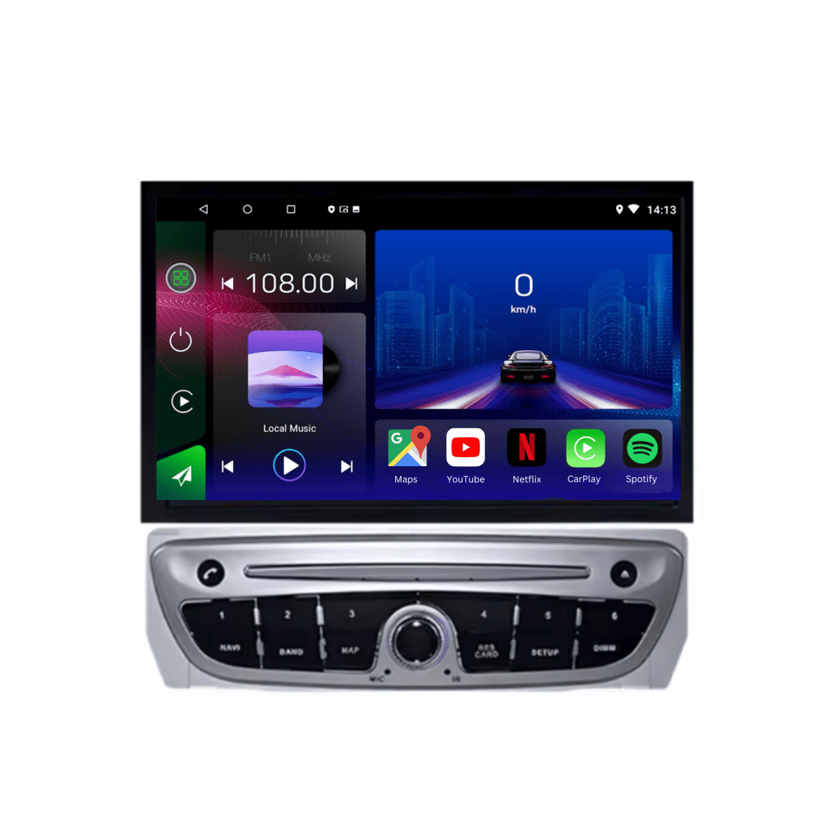 TOPTAKTILRenault Scenic 3 | 2009 - 2016 | Android 15 Autoradio | Apple CarPlay | Android Auto