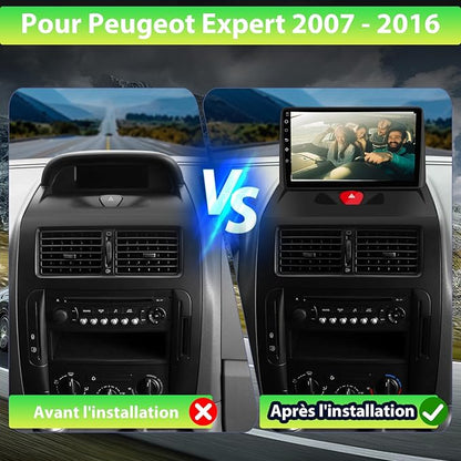 TOPTAKTILCitroen Jumpy | Peugeot Expert | Fiat Scudo | Toyota Proace | 2007 - 2016 | Android 15 Autoradio | Apple CarPlay | Android Auto
