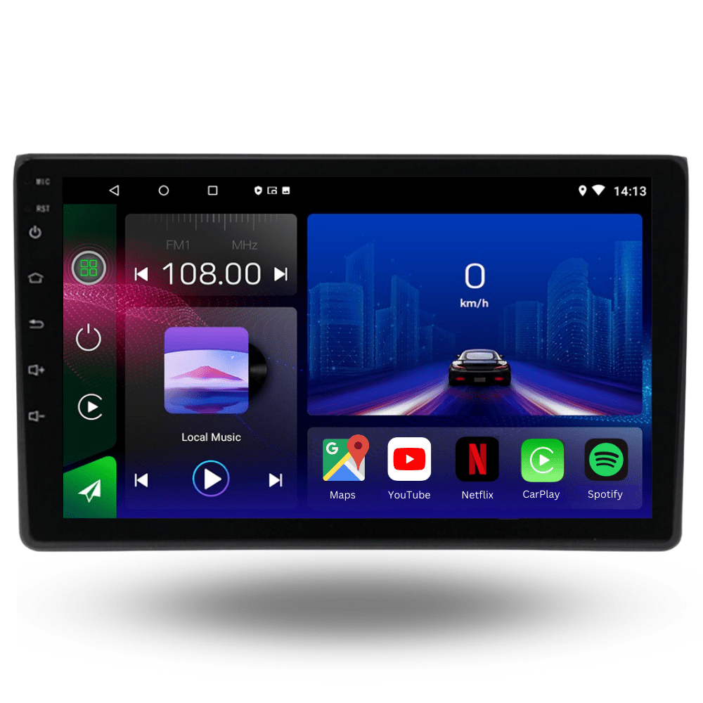 TOPTAKTIL Adaptateur CarPlay Sans Fil pour Audi A4 S4 RS4 B6 B7 | Seat Exeo | Android 15 AI Box