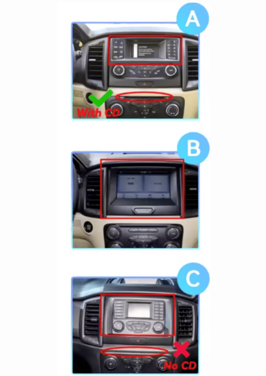 TOPTAKTILFord Ranger | 2015 - 2020 | Android 15 Autoradio | Apple CarPlay | Android Auto