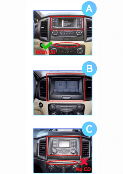 TOPTAKTILFord Ranger | 2015 - 2020 | Android 15 Autoradio | Apple CarPlay | Android Auto