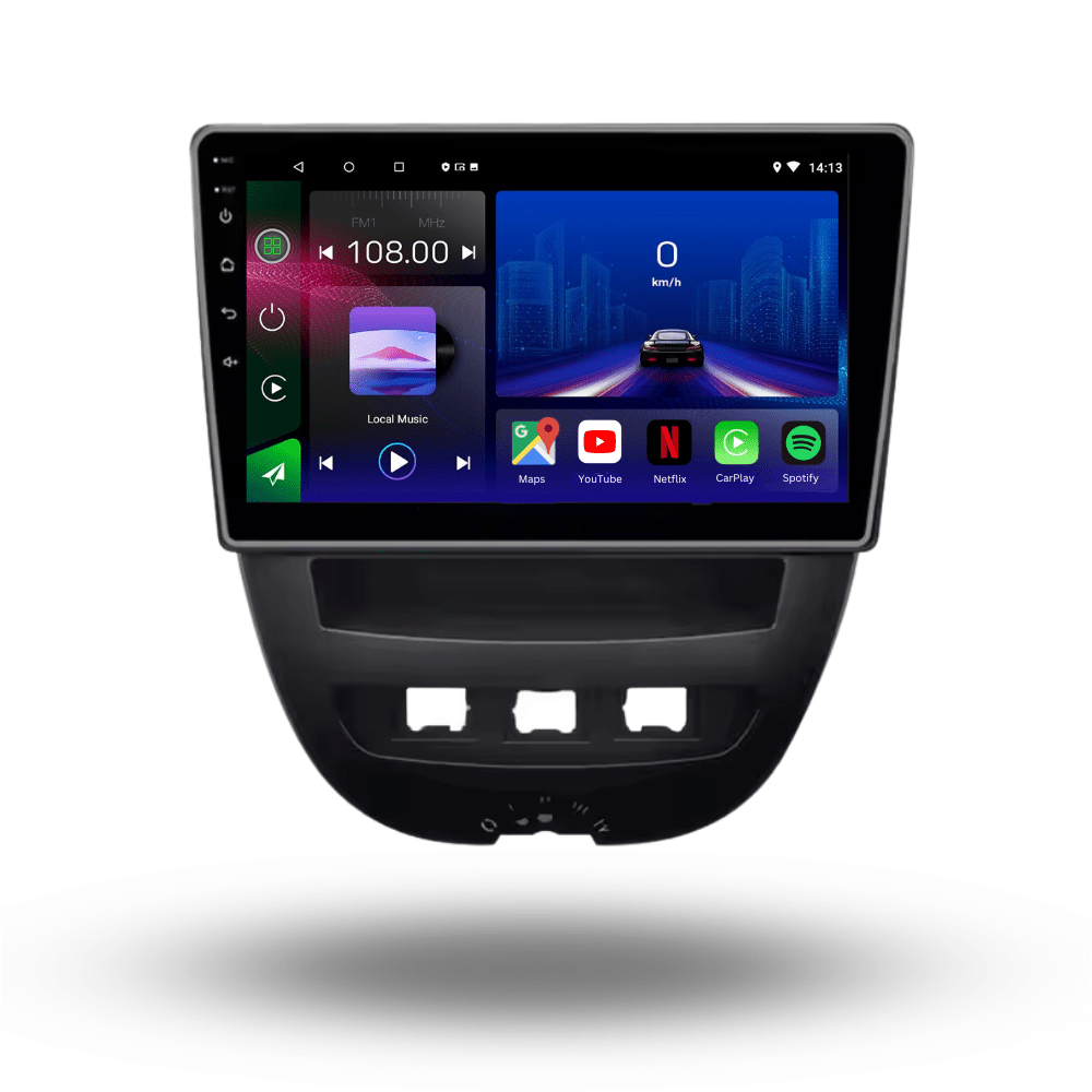 TOPTAKTILCitroen C1 | Peugeot 107 | Toyota Aygo 2005 - 2014| Android 15 Autoradio | Apple CarPlay | Android Auto