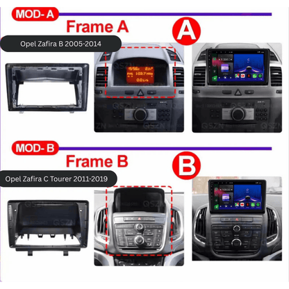 TOPTAKTILOpel Zafira | 2004 - 2019 | Android 15 Autoradio | Apple CarPlay | Android Auto