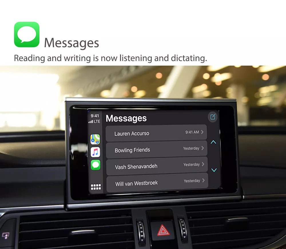 TOPTAKTILApple CarPlay sans fil | Rétrofit pour Audi | Android Auto | Décodeur | IntégrationÀ domicile