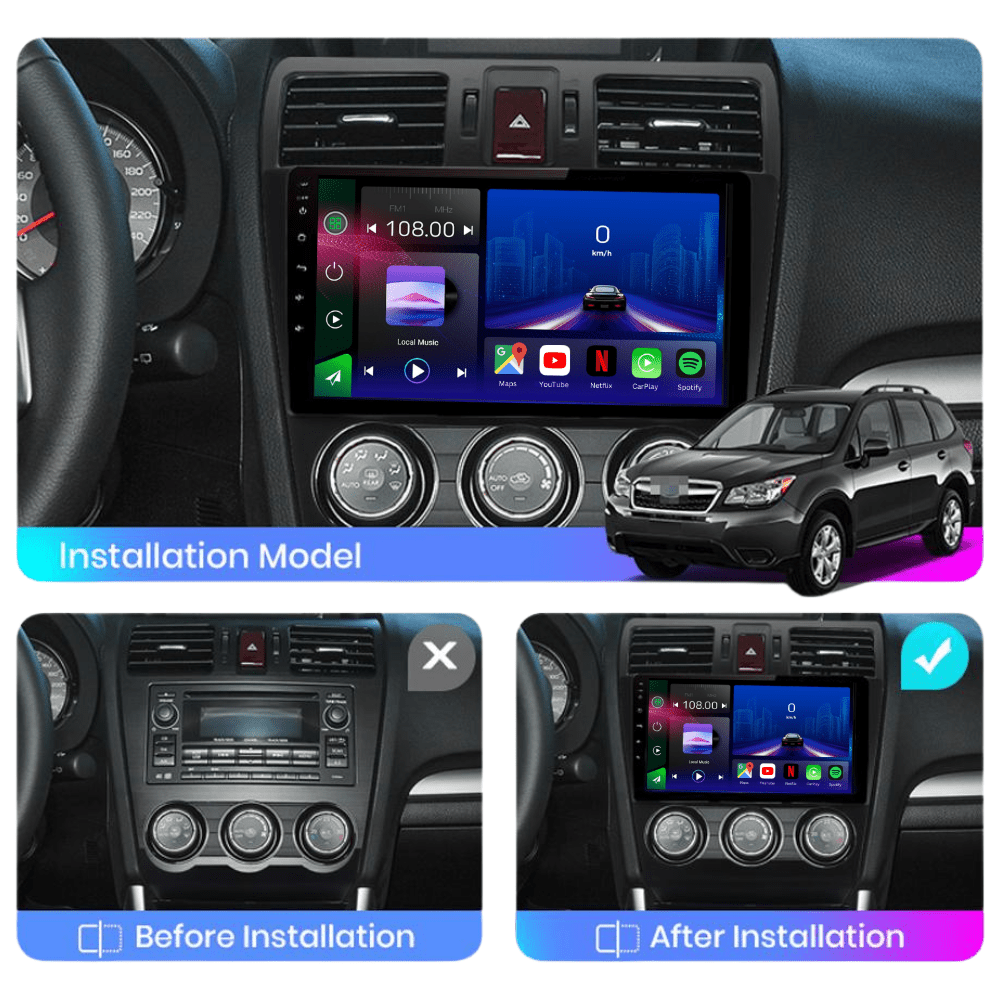 TOPTAKTILSubaru Forester XV WRX | 2012 - 2018 | Android 15 Autoradio | Apple CarPlay | Android Auto