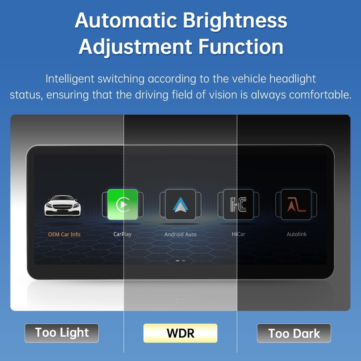 TOPTAKTILÉcran Tactile 12.3 Pouces CarPlay pour Mercedes Classe E W212 – Remplacez l'écran d'origine (2013 - 2015)