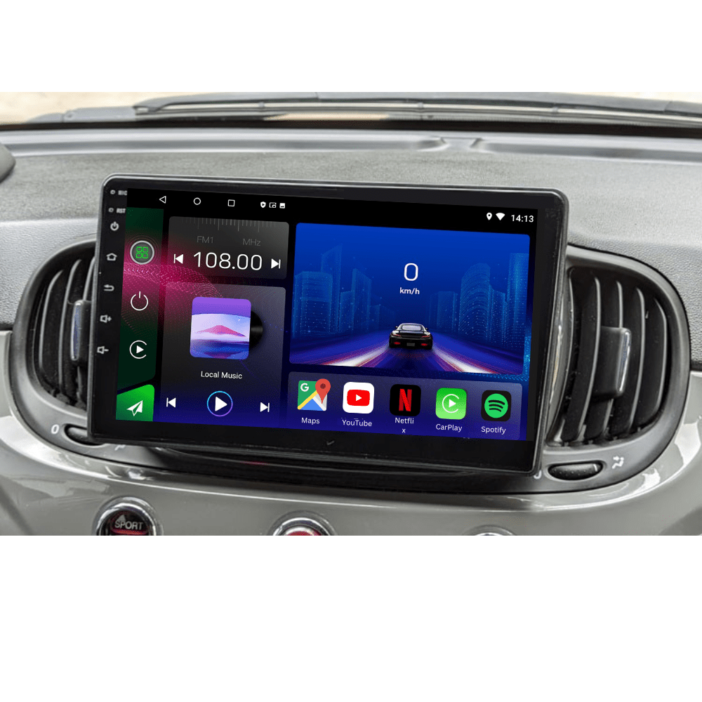 TOPTAKTILFIAT | 500 500C | 2015 - 2020 | Android 15 Autoradio | Apple CarPlay | Android Auto