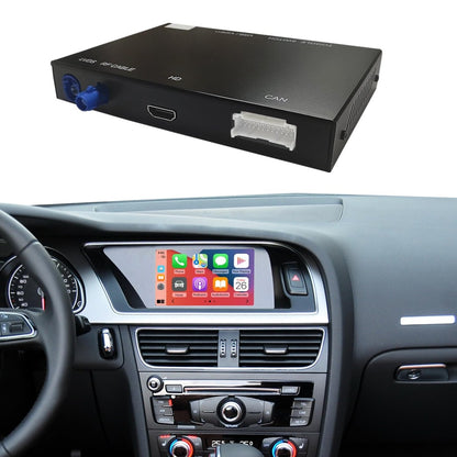 TOPTAKTILKit Rétrofit CarPlay & Android Auto Sans Fil pour Audi A3/A5/S3 (2010–2018) – Navigation, Musique, Caméra, Mirroring