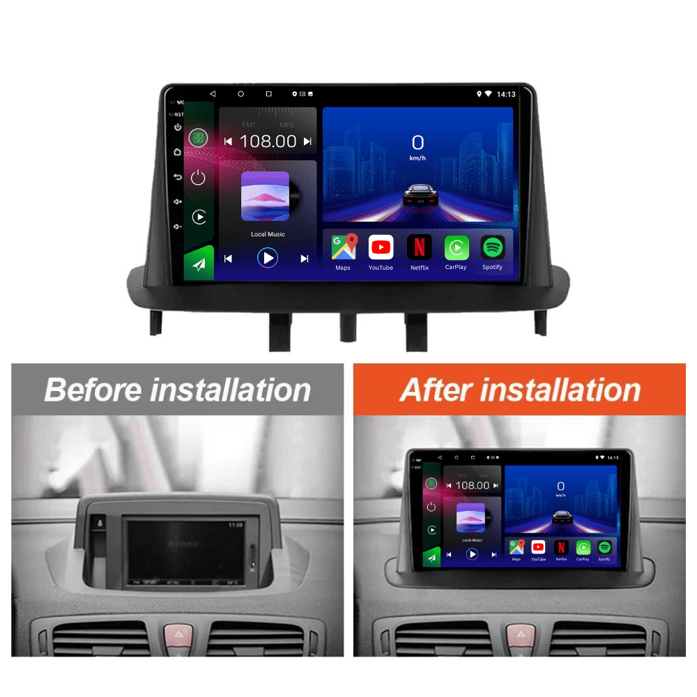 TOPTAKTILRenault Megane 3 | Renault Fluence 2009 - 2015| Android 15 Autoradio | Apple CarPlay | Android Auto
