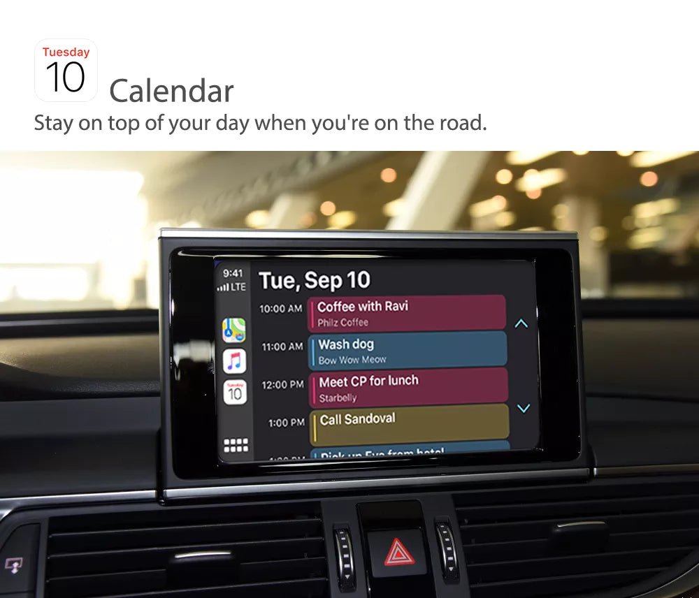 TOPTAKTILApple CarPlay sans fil | Rétrofit pour Audi | Android Auto | Décodeur | IntégrationÀ domicile