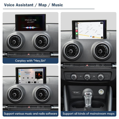 TOPTAKTILKit Rétrofit CarPlay & Android Auto Sans Fil pour Audi A3/A5/S3 (2010–2018) – Navigation, Musique, Caméra, Mirroring