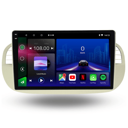 TOPTAKTILFIAT 500 | 2007 - 2015 | Android 15 Autoradio | Apple CarPlay | Android Auto