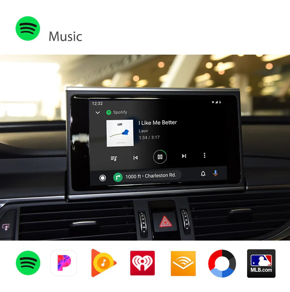 TOPTAKTILApple CarPlay sans fil | Rétrofit pour Audi | Android Auto | Décodeur | IntégrationÀ domicile