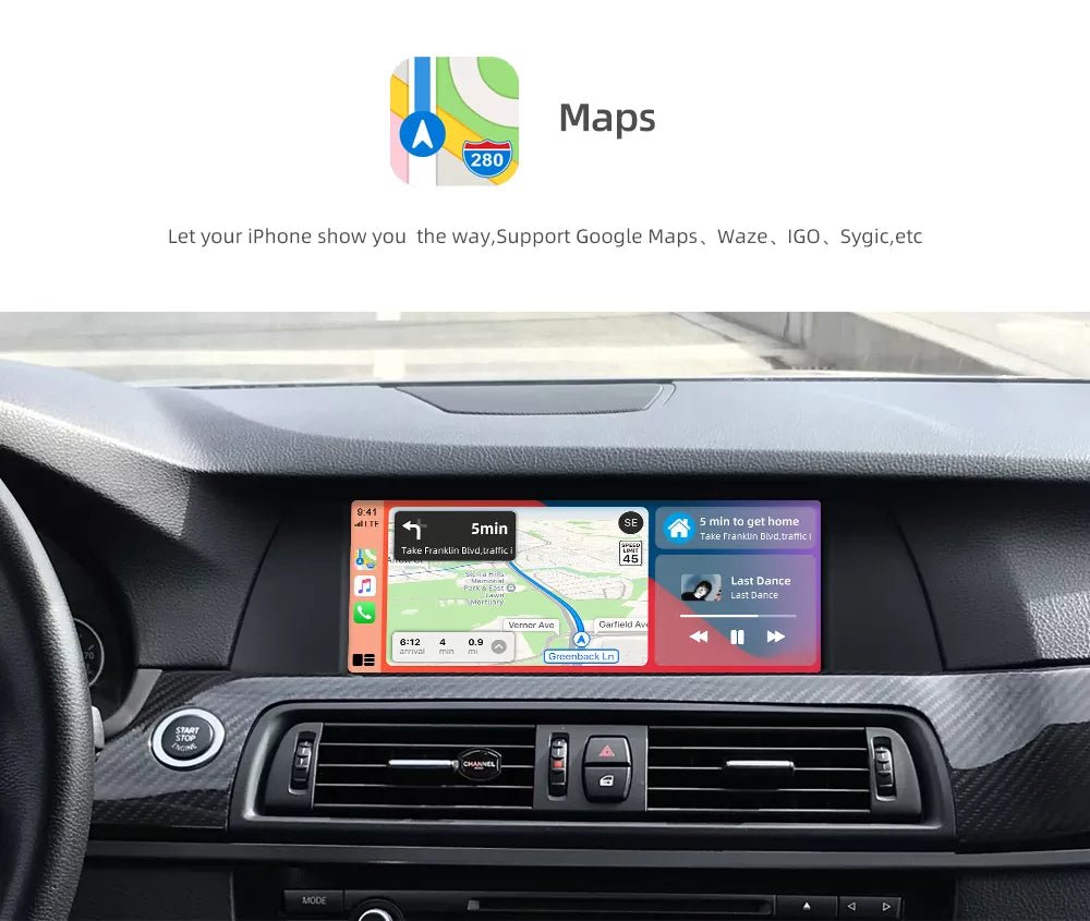TOPTAKTILApple CarPlay sans fil | Rétrofit pour BMW | Android Auto | Décodeur | IntégrationÀ domicile