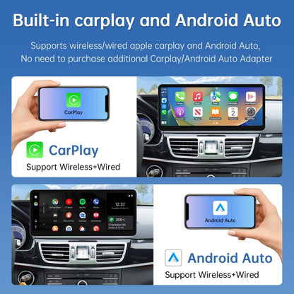 TOPTAKTILÉcran Tactile 12.3 Pouces CarPlay pour Mercedes Classe E W212 – Remplacez l'écran d'origine (2013 - 2015)