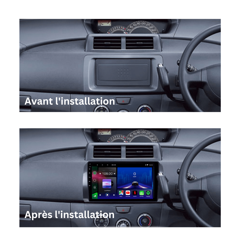 TOPTAKTILToyota BB Subaru Dex Daihatsu Coo Materia | Android 15 Autoradio | Apple CarPlay | Android Auto