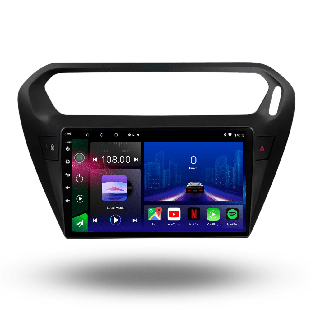 TOPTAKTILCitroen C - Elysee | Peugeot 301 2014 - 2018 | Android 15 Autoradio | Apple CarPlay | Android Auto