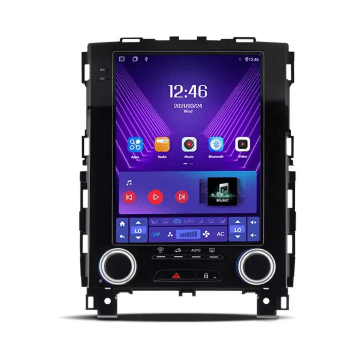Autoradio Android 15 style Tesla TOP TAKTIL pour Renault Mégane 4, Talisman et Koleos de 2016 à 2022