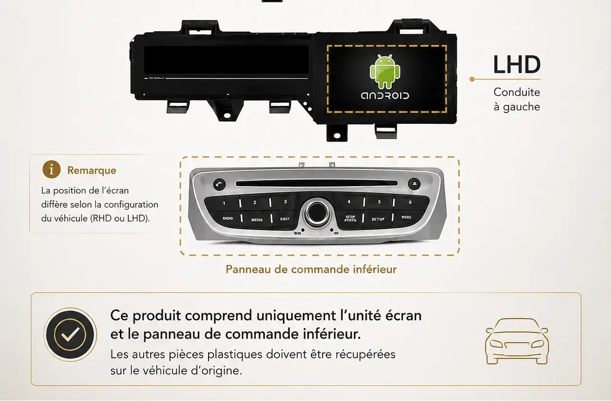 Renault Scenic 3 | 2009 -2016 | Android 15 Autoradio | Apple CarPlay | Android Auto