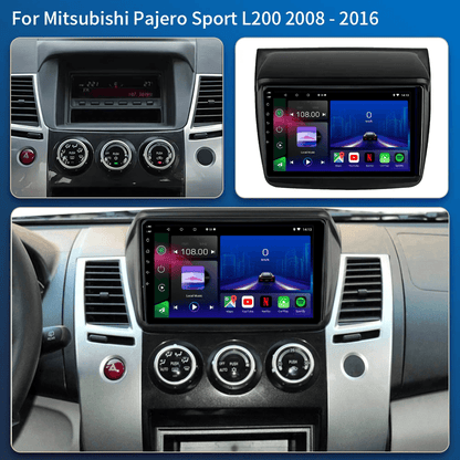 TOPTAKTILAutoradio Android pour Mitsubishi L200 | Pajero Sport| 2008 - 2016| Android 15 |CarPlay | Android Auto
