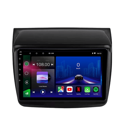 TOPTAKTILAutoradio Android pour Mitsubishi L200 | Pajero Sport| 2008 - 2016| Android 15 |CarPlay | Android Auto