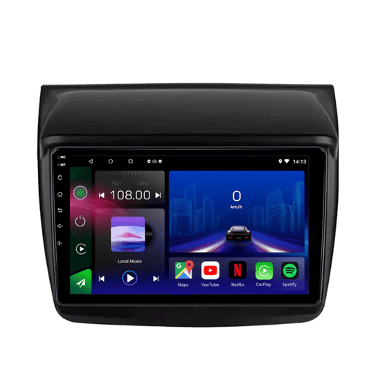 TOPTAKTILAutoradio Android pour Mitsubishi L200 | Pajero Sport| 2008 - 2016| Android 15 |CarPlay | Android Auto